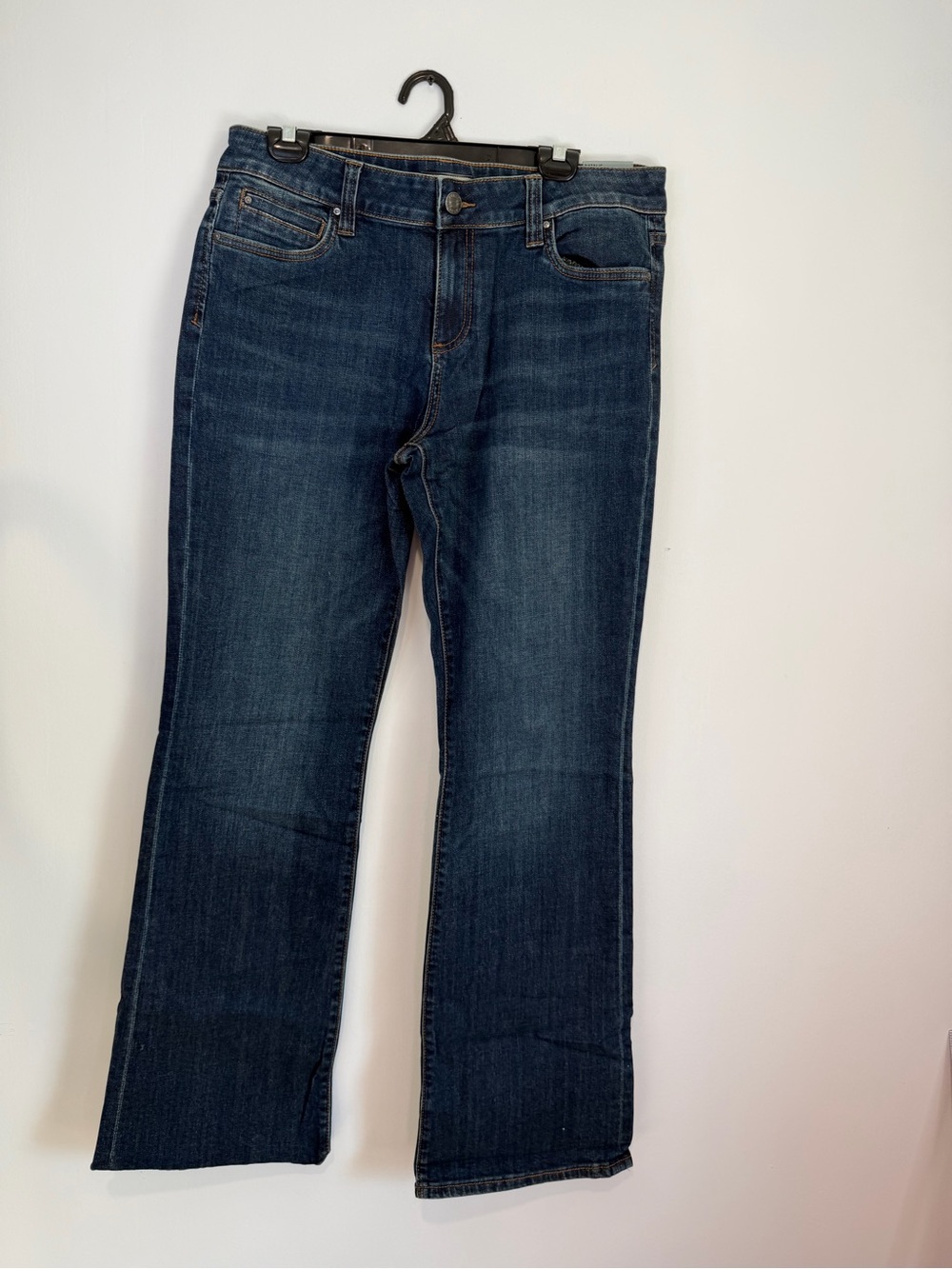 Kut from the Kloth Natalie Bootcut Jeans Dark Wash Stretch size 14